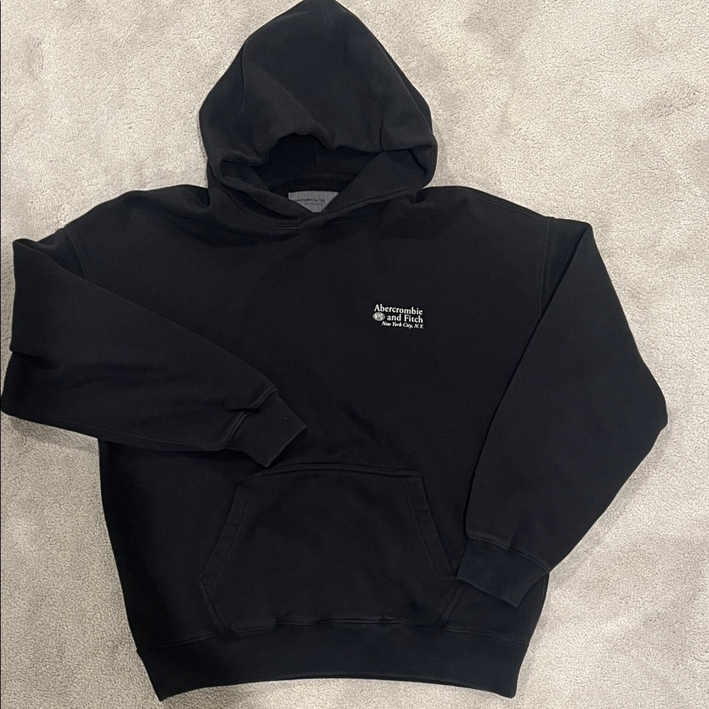 Abercrombie & Fitch Black Hoodie for Men (super soft )
